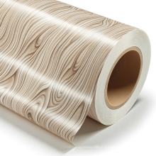 Nouveau design Film PVC à grains en bois personnalisé